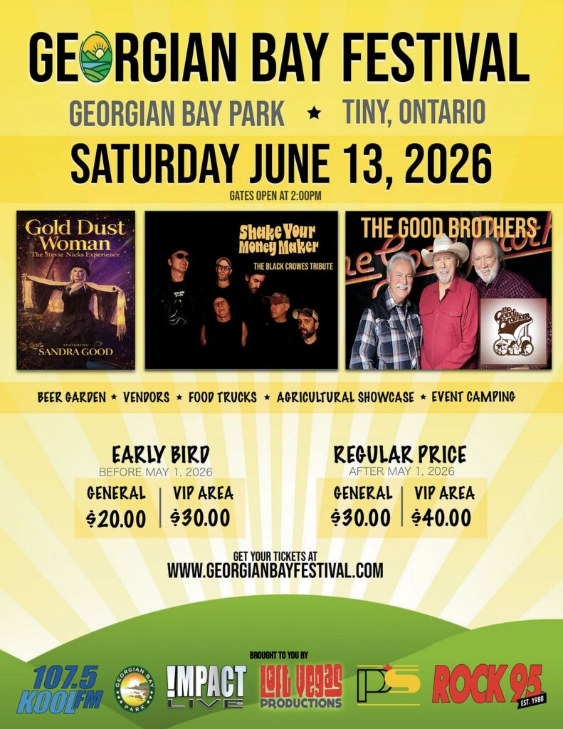 Come see The Good Brothers at The Georgian Bay Festival - Saturday June 13, 2026